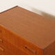 Commode danoise en teck, 6 tiroirs