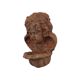 Garden ornament Cast iron Angel Cherub Water vessel Rust color