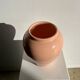 Light pink glazed ceramic vase H:22cm