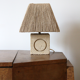 Lampe en pierre taillée