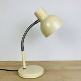 60s beige metal desk lamp