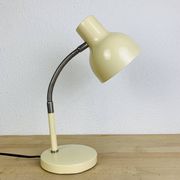 Lampe de bureau années 60 métal beige