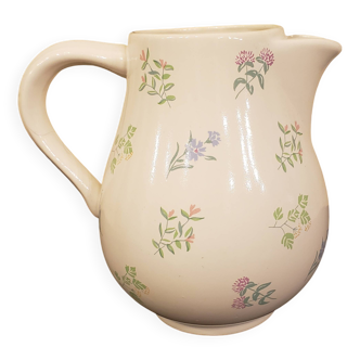 Ceramic pitcher signed Gien France