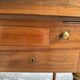 Antique writing desk by DeCoene with chair