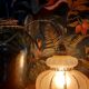 Vintage hand lamp