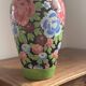 Large Keramis vase – Art Deco period with peony motif