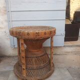 Emmanuelle rattan stool