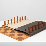 De Coene Chess Set With Original Box Attr. to Christophe Gevers, Belgium