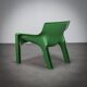 Pair of Vicario armchairs by Vico Magistretti for Artemide, Italy, 1970s.