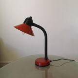 Red Aluminor desk lamp