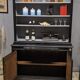 Magasin pharmacy pharmacy patinated black oak