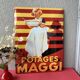 Maggi advertising plate in stamped sheet metal - 30 x 40 cm