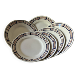 6 assiettes à dessert - Service Claire