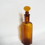 Apothecary bottle pharmacy bottle amber glass
