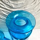 Glass carafe with a ball stopper from the 1970s.