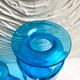 Glass carafe with a ball stopper from the 1970s.