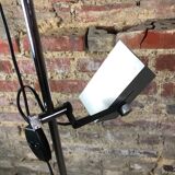 Vintage chrome steel floor lamp 80'S