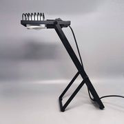 1970s Gorgeous Black Table Lamp "Sintesi" by Ernesto Gismondi for Artemide. Made in Italy
