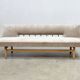 1970's German wooden sofa / daybed