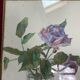 Large vintage watercolor "bouquet of roses"