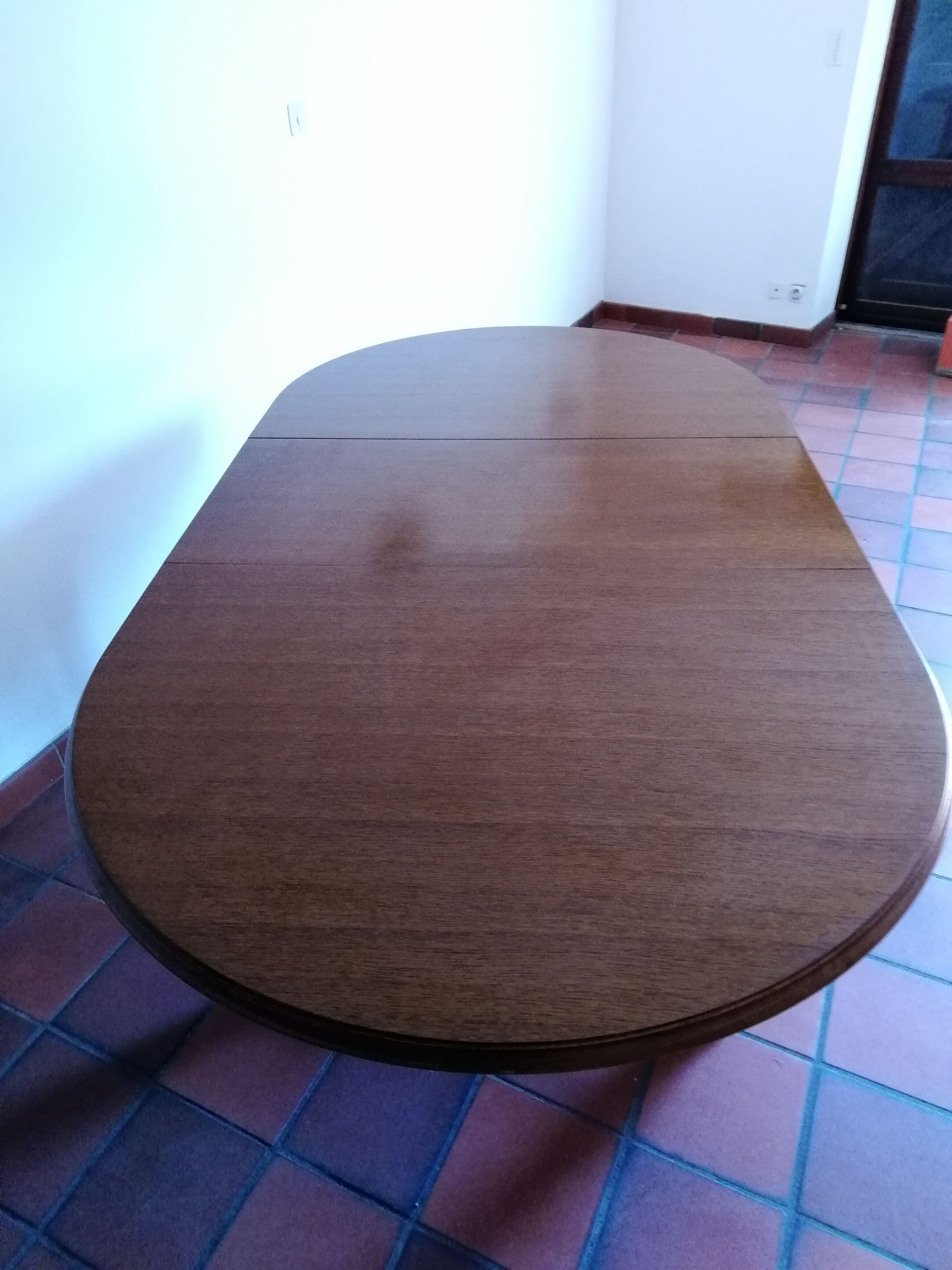 Solid wood dining table