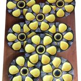 8 assiettes à huîtres HB Quimper