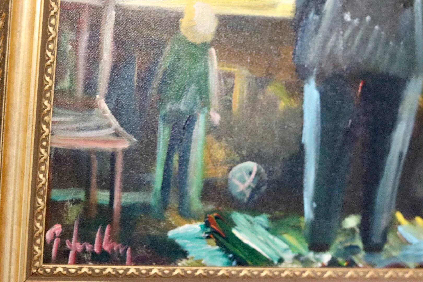 Looking out of the window - by Göte Lundberg