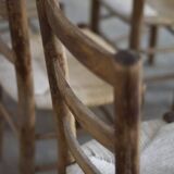 Lot of 12 Georges Robert mountain chairs - France 1960