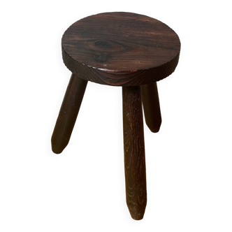 Tabouret de ferme tripode