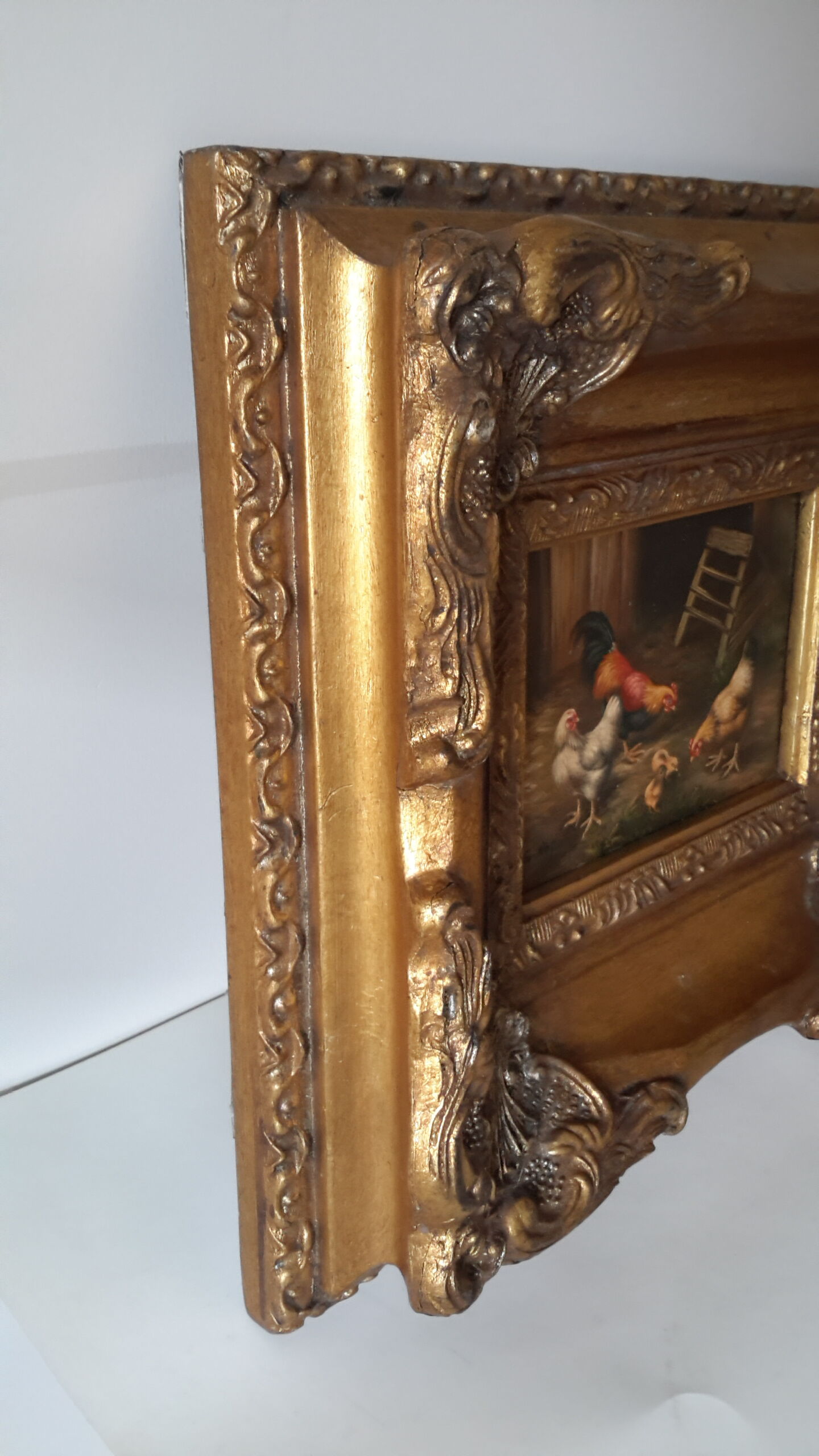 Oil on panel late 18th early 19th