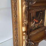 Oil on panel late 18th early 19th