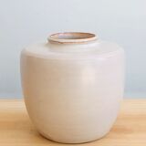 H10cm enamelled terracotta vase