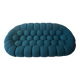 Canapé bubble bleu turquoise