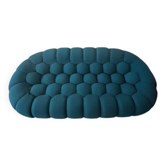 Turquoise blue bubble sofa