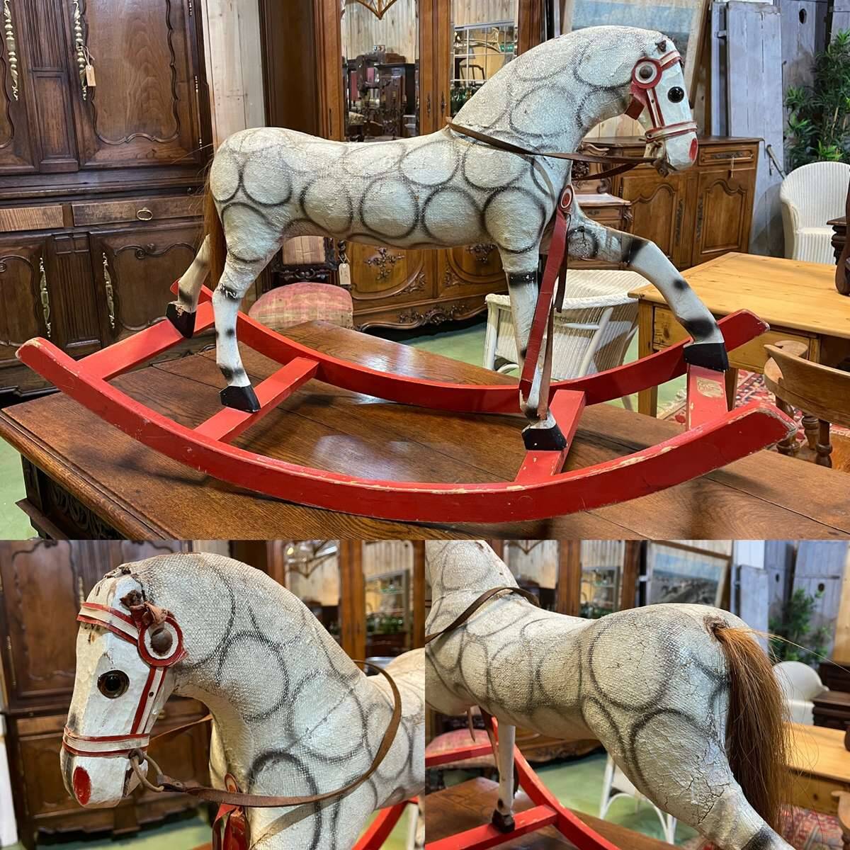 English rocking horse from the early 20th century.