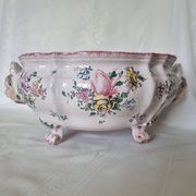 Antique 18th century Marseille earthenware planter by Veuve Perr