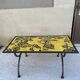 Jean Lurçat at Saint-Vincent Coffee table in wrought iron 1950