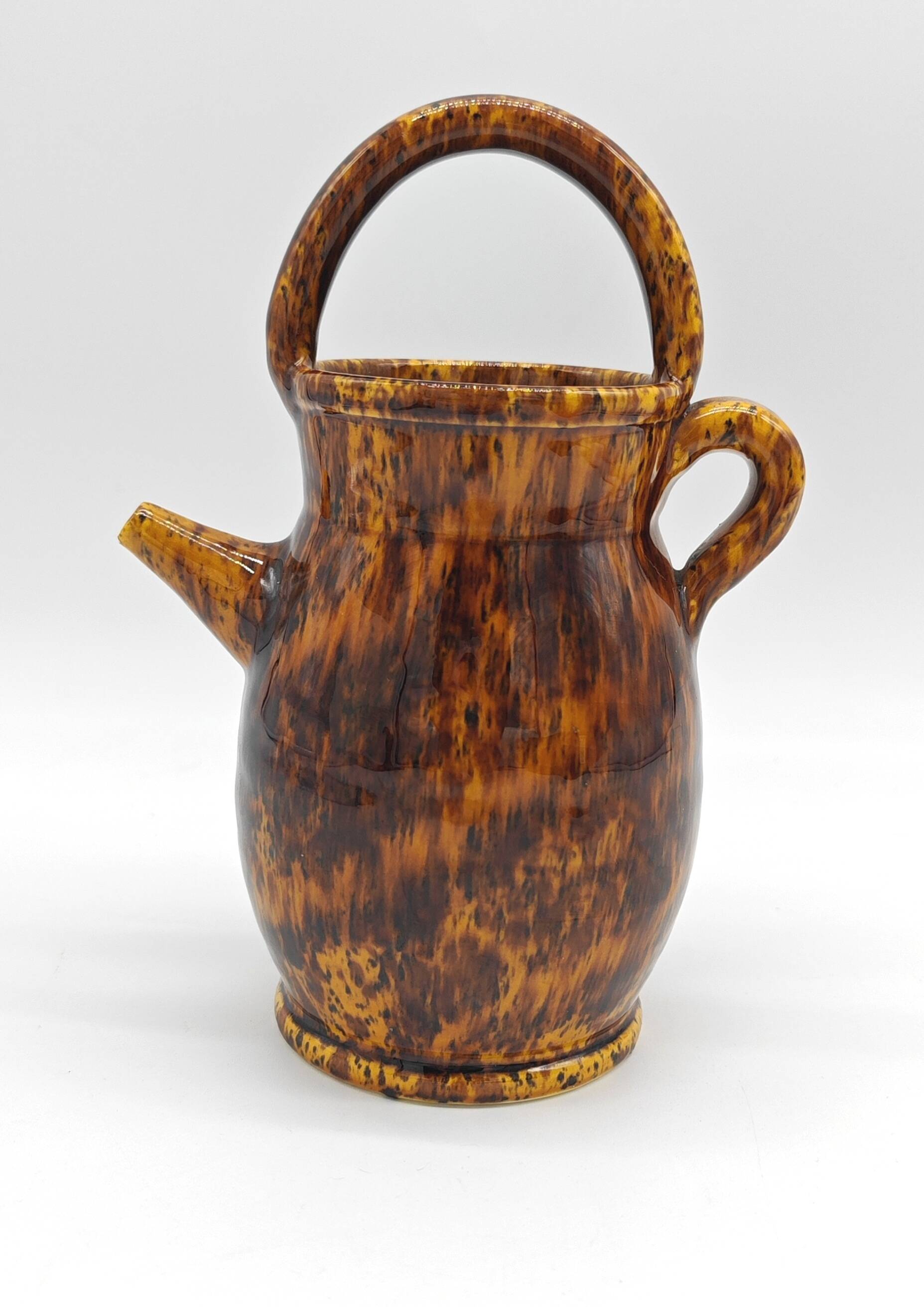 Small tiger glazed ceramic kid