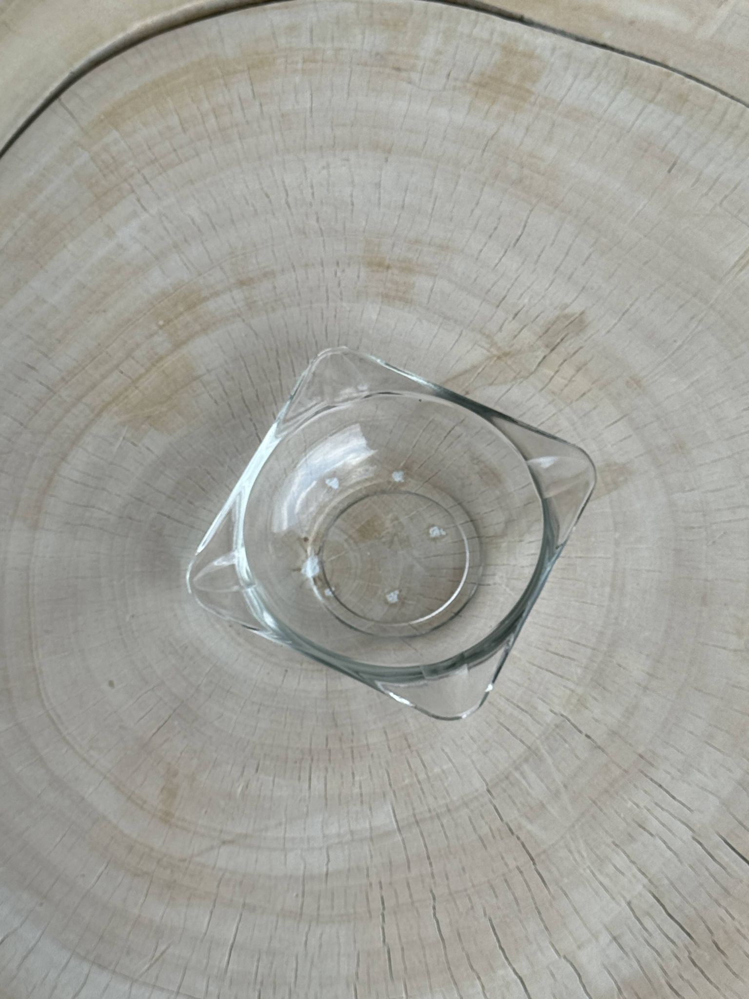 Small square ashtray Duralex Saint Gobain France