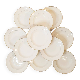 Lot de 12 assiettes à soupe Villeroy & Boch