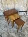 Set of 3 vintage louis xv style nesting tables