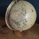 Lamp world globe globe base wood