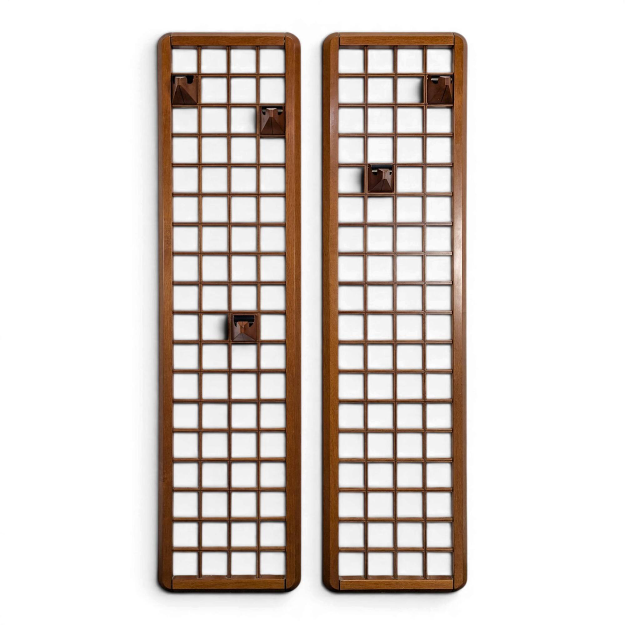 Modular coat rack pair Italian design