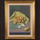 Italian painting Still life signed by Valentino Ghiglia