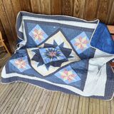 Boutis edredon en patchwork vintage