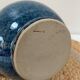Pichet vase en grès bleu des Manufactures Normand