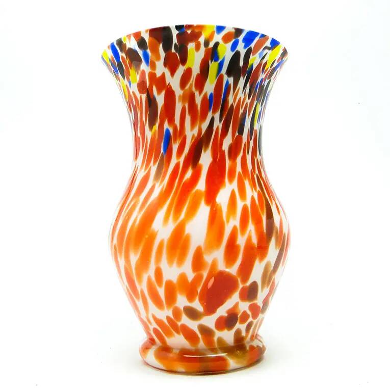 Murano vase, mid-century modern, glass, Italy, 1950s
