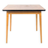 Bureau d’enfant vintage Mid-Century en bois table d’écolier rétro pour cham