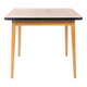 Bureau d’enfant vintage Mid-Century en bois table d’écolier rétro pour cham
