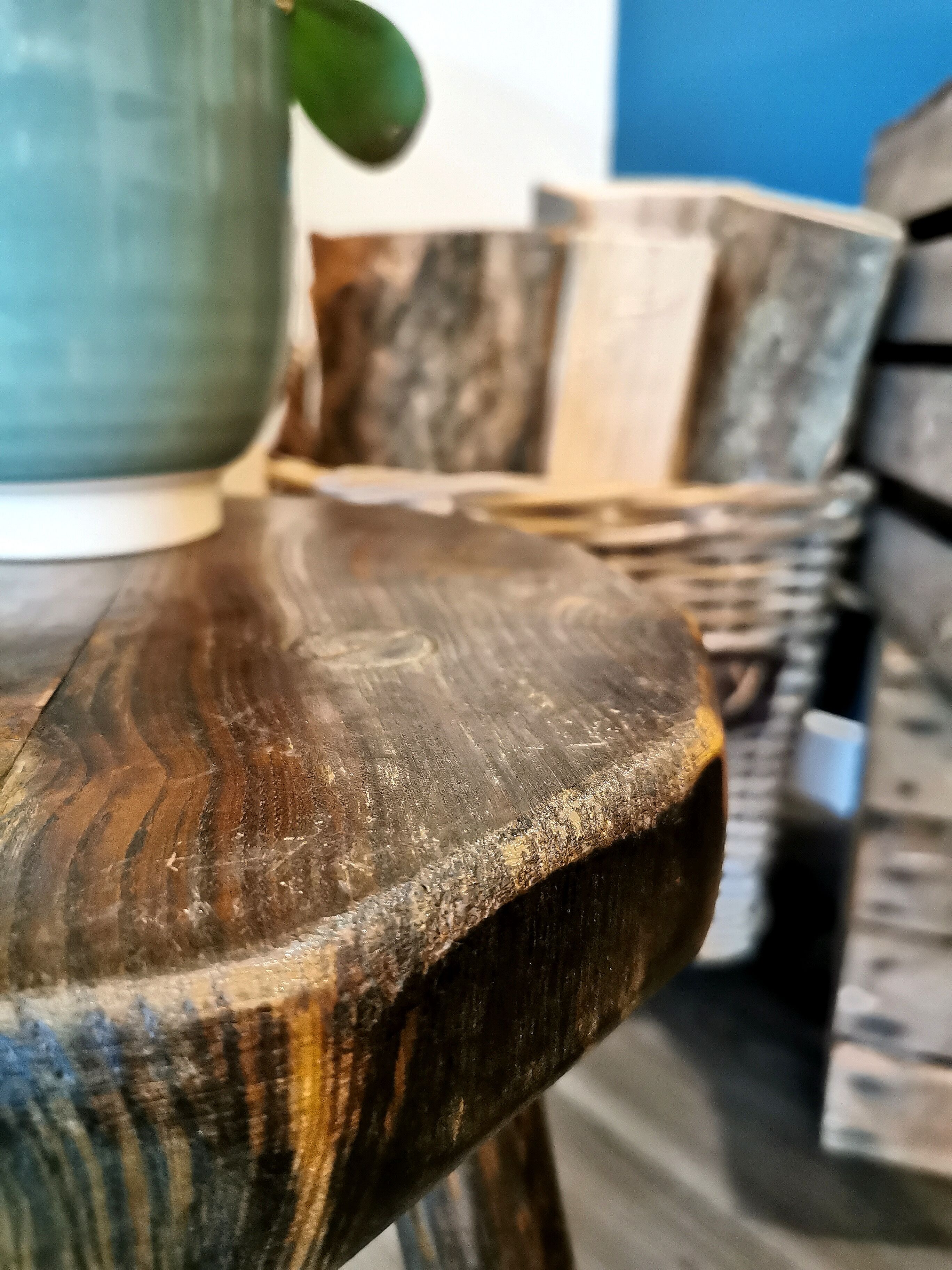 Pair of tripod stools